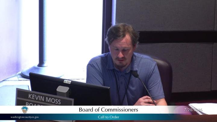 Thumbnail image for July 28, 2026 Washington County Board of Commissioners Meeting