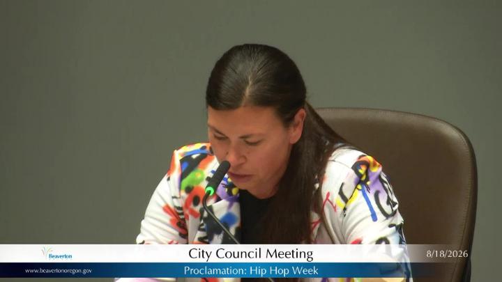 Thumbnail image for August 18, 2026 Beaverton City Council Meeting