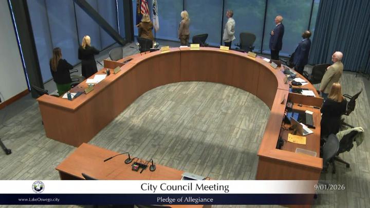 Thumbnail image for September 1, 2026 Lake Oswego City Council Meeting