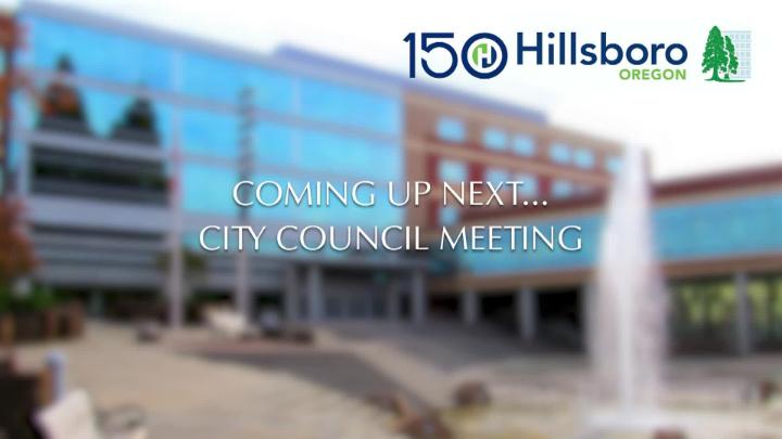 Thumbnail image for September 1, 2026 Hillsboro City Council Meeting