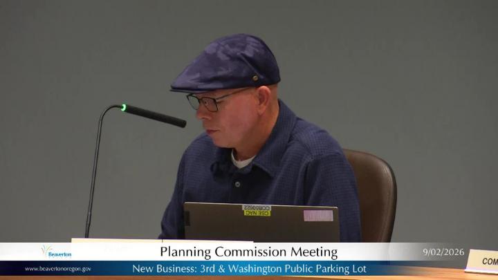 Thumbnail image for September 2, 2026 - Beaverton Planning Commission Meeting