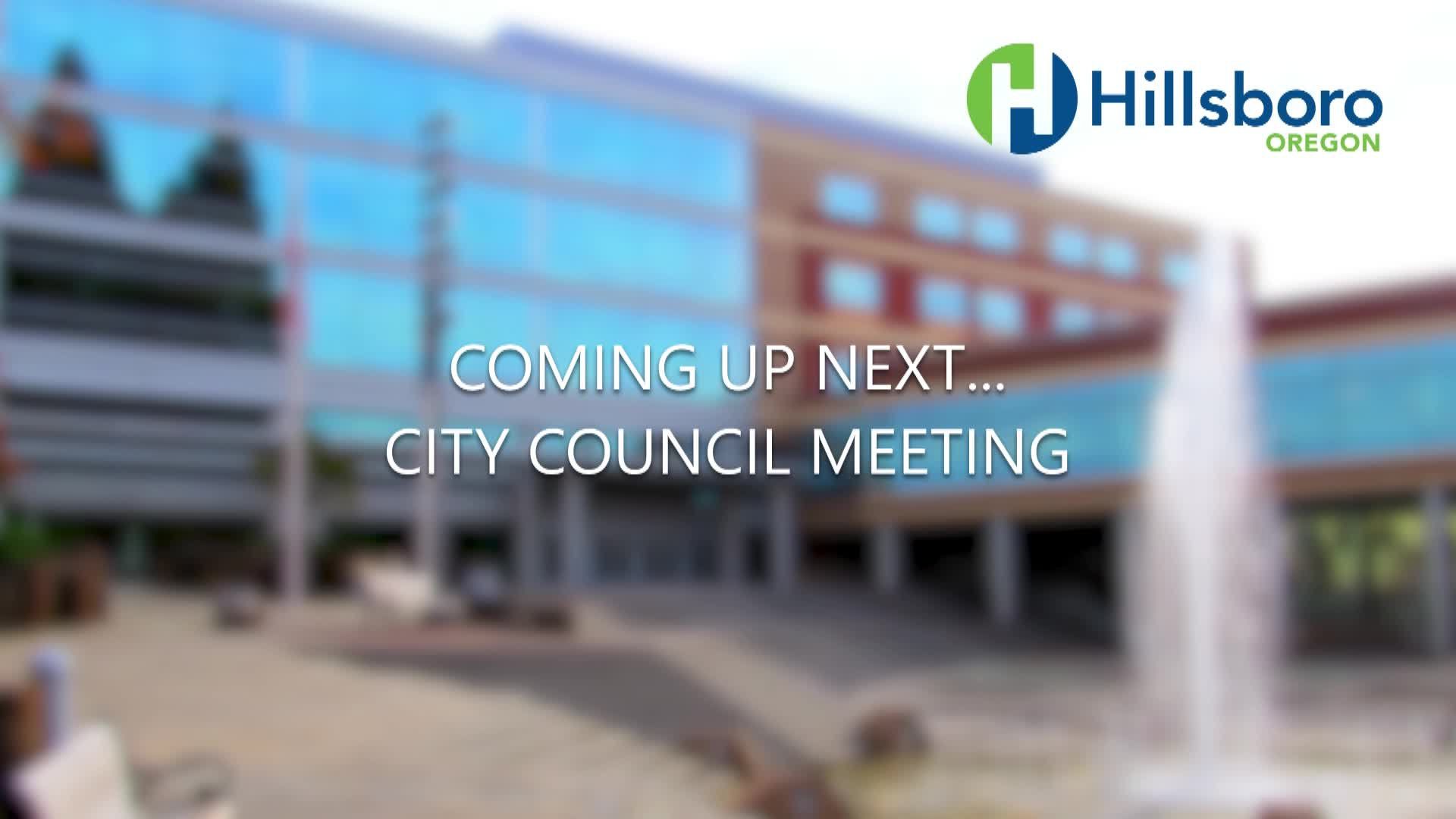 Thumbnail image for July 20, 2021 Hillsboro City Council