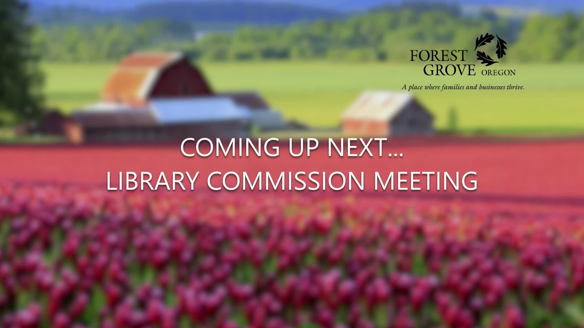 September 8, 2021- Forest Grove Library Commission Meeting