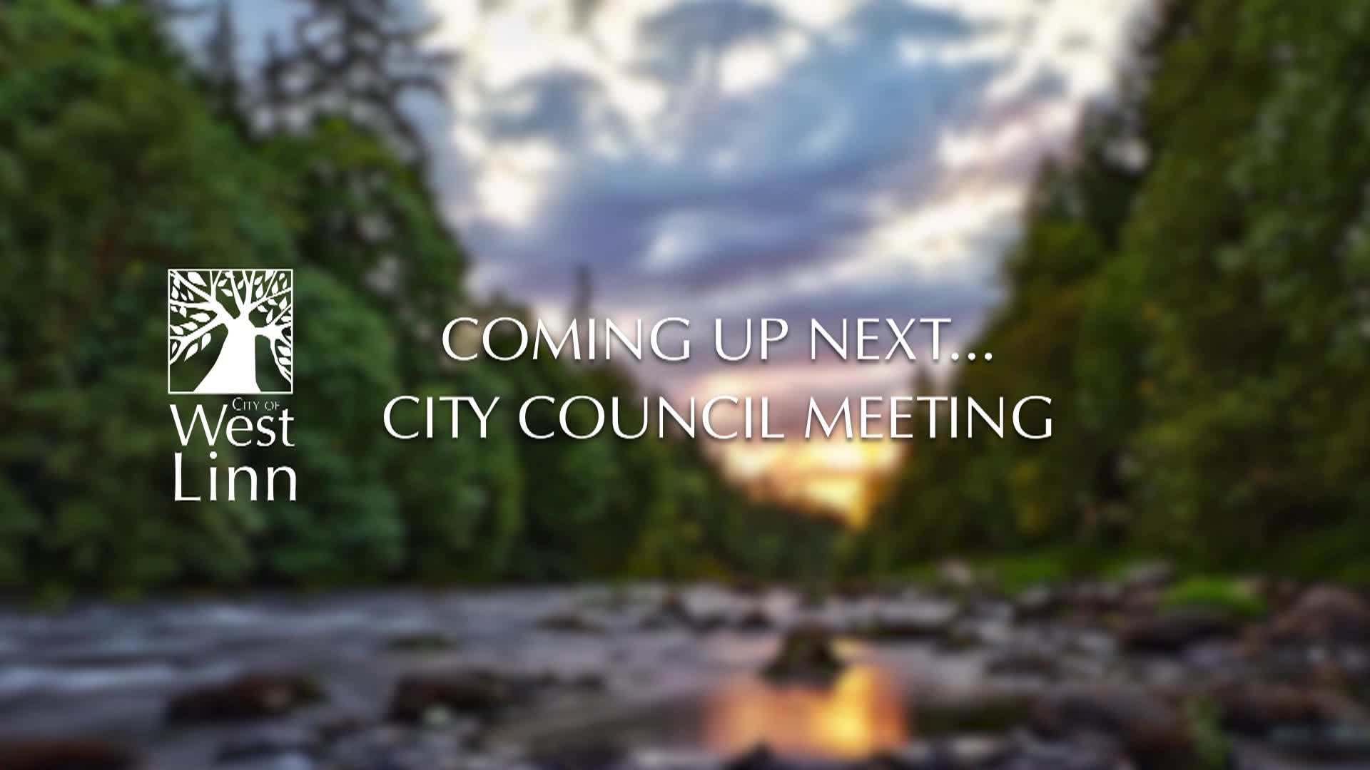 Thumbnail image for August 5, 2024 West Linn City Council Work Session