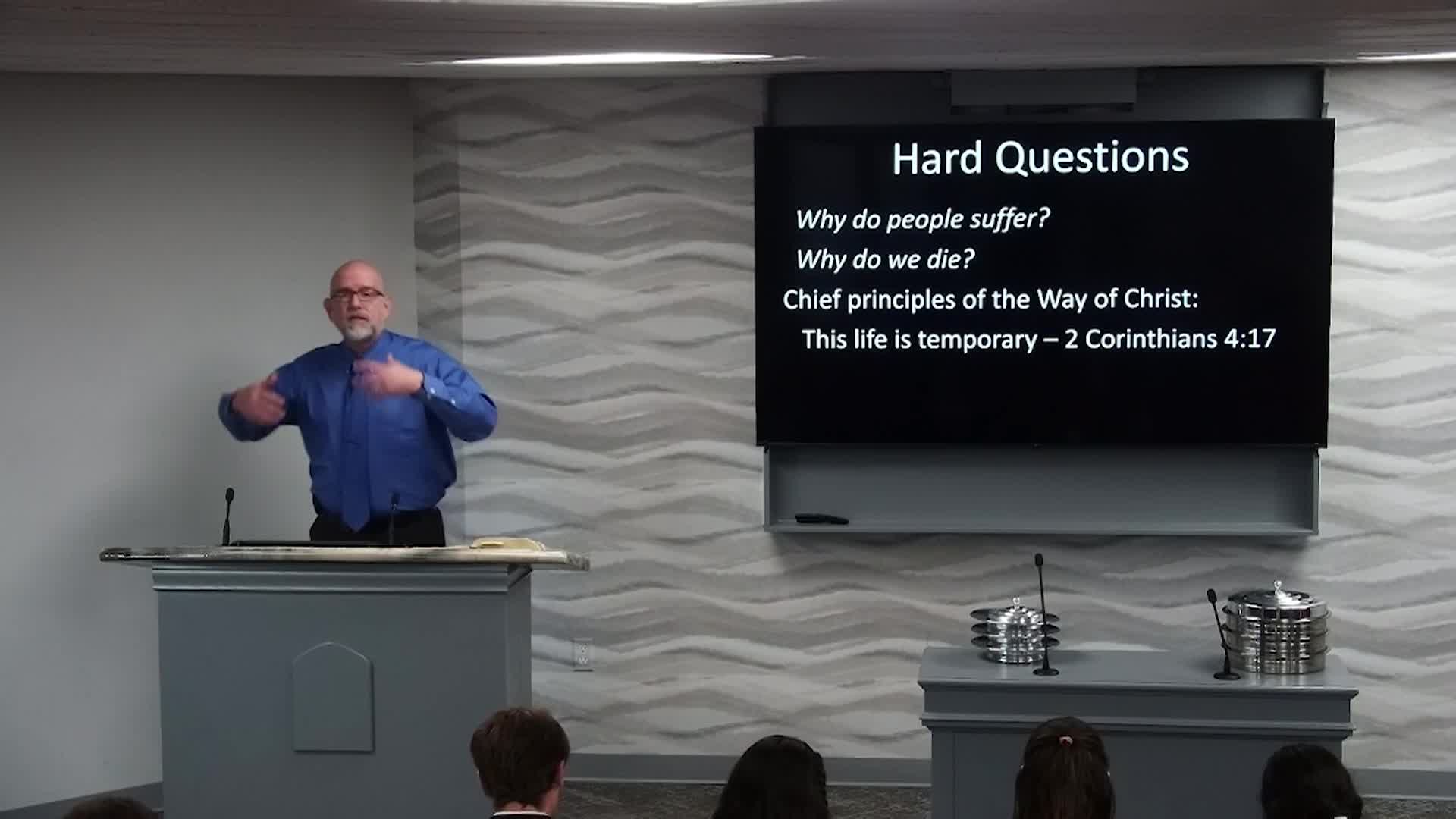 Cornelius Church of Christ - The Sanctity of (Your) Life - Suicide