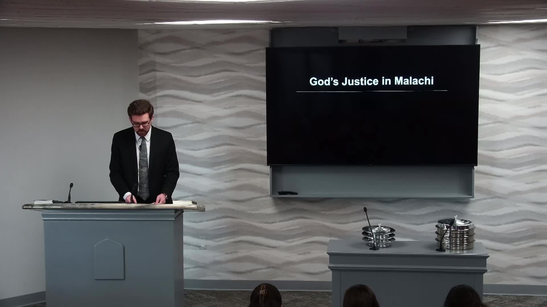 Cornelius Church of Christ - God's Justice In Malachi