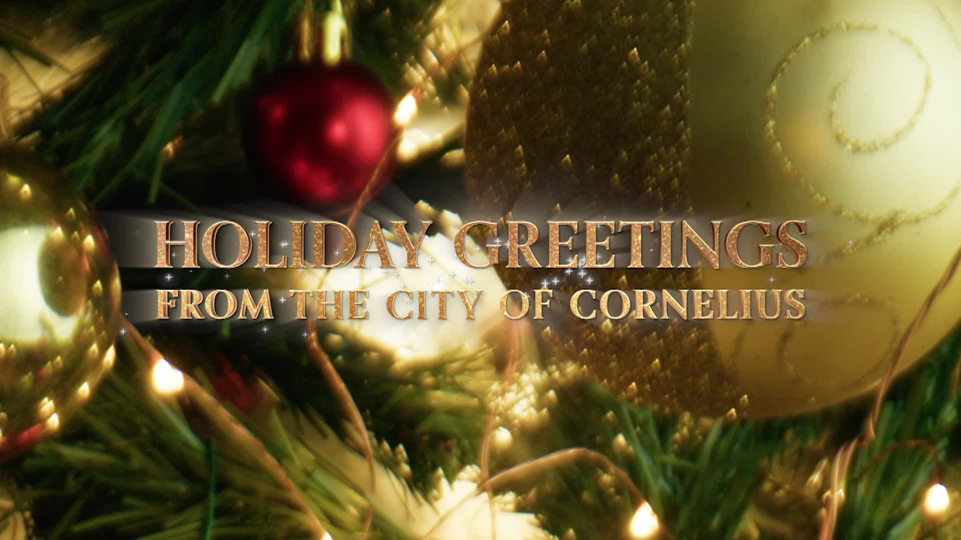 Holiday Greetings_Corneilus City Council