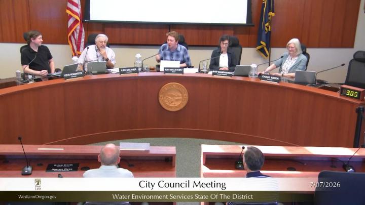 Thumbnail image for July 7, 2026 West Linn City Council Work Session