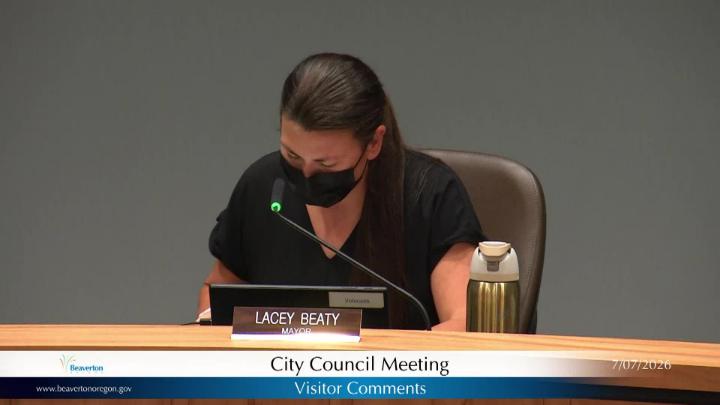 Thumbnail image for July 7, 2026 Beaverton City Council Meeting